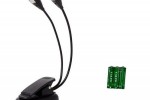LAMPKA PULPITOWA 2-LED Z KLIPSEM NA NUTY