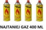 GAZ NABÓJ KARTUSZ 400 ML KUCHENKA GAZOWA PALNIK