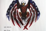 Naklejka PVC "Orzeł USA" i "Kotek"