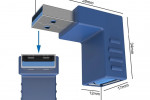 Złączki kątowe 90° Adapter USB 3.0 M/Ż