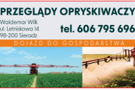 Przegląd - atestacja opryskiwaczy polowych
