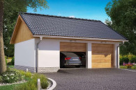 Wiaty, Garaże, Komórki z płyt betonowych