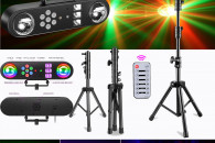 5-Efektów Belka LED Par Disco Kula Laser Strobo