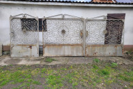 Brama z furtką + słupki