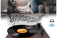 Gramofon z głośnikami Bluetooth AUX Inne Sklep