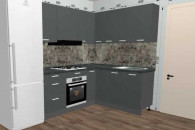 zestaw kuchenyNessa Ant 210*170cm z blatem