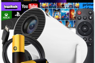 Projektor WIFI Bluetooth HDMI USB + kabel HDMI