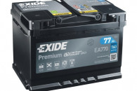 Akumulator 77Ah 760A Exide Premium EA770 PRAWY