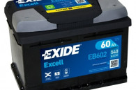 Akumulator 60Ah 540A Exide Excell EB602 EN PRAW