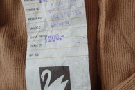 Rajstopy damskie w prążki 100 % elastil PRL