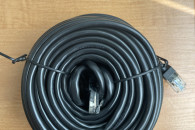 Przewód ethernet RJ-45 U/UTP 20 metrów czarny