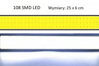 Lampa Sufitowa 108LED z Wyłącznikiem do Kampera