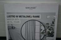 Okrągłe Lustro w metalowej ramie Smukee 50cm