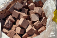 Kostka Piaskowiec Czerwony (łupana) 6/8