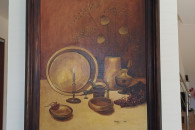 Obraz malowany na płótnie 52x65 na ścianę