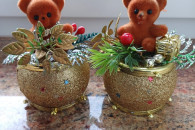 Ozdoba świąteczna miśki