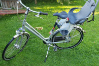 Rower gazelle fotelik rowerowy