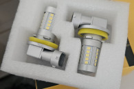 noweŻarówki LED H8 halogen soczewka biał zimne