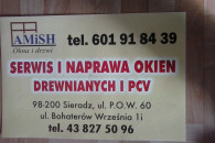 Naprawa okien Sieradz