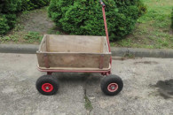 WOZEK OGRODOWY DREWNIANY TRANSPORTOWY