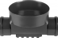 Kineta przelotowa 160 do rury karbowanej Wavin