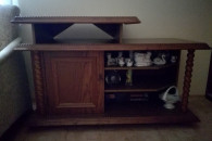 Komoda dębowa rustykalna drewniana