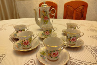 Piękny serwis kawowy Korosteń 1972 rok