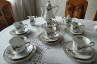 Porcelana serwis kawowy "Iwona" Chodzież PRL