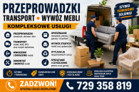 Przeprowadzki,transport, utylizacja, wywóz mebl