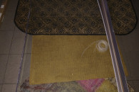 Szyba prysznicowa po demontażu