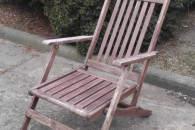 LEZAK DREWNIANY SKLADANY REGULOWANE OPARCIE