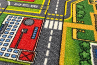 Dywan dziecięcy miasto