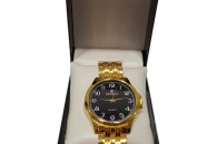 ZEGAREK MĘSKI GENEVA ZŁOTY