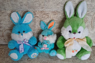 Maskotki zajączki 3szt