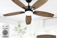 LAMPA SUFITOWA Z WIATRAKIEM CEILING FAN WITH LI