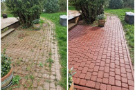 Mycie kostki brukowej wysokociśnieniowe