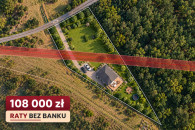 RATY BEZ BANKU | Działka 1821m2 przy lesie Sier