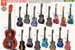 UKULELE KONCERTOWE KORALA (RÓŻNE WZORY)