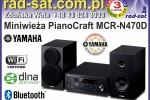 Yamaha MCR-N470D MusicCast DAB BT WiFi Czarna