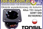 Głośnik wysokotonowy Tonsil GDWT 9/80 Altus 110