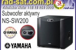 Yamaha Subwoofer NS-SW200 36GW PIANO BLACK