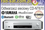 Yamaha Odtwarzacz CD CD-NT670 MusicCast Srebrny