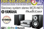Yamaha PianoCraft MCR-N670 MusicCast Srebrna