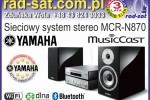 Yamaha PianoCraft MCR-N870 MusicCast Srebrna