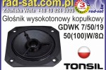 Głośnik wysokotonowy Tonsil GDWK 7/50/19 8ohm