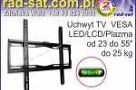 Uchwyt ścienny wieszak LED Plazma 23-55'' 25kg
