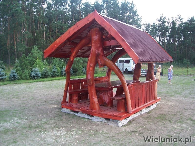 Altana z bali altany ogrodowe drewniane altanki zdunskowolak.pl Altanki z bali