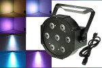 Zestaw 4 x PAR LED 7X10W RGBW DMX + Statyw