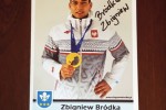 Autograf Zbigniewa Bródki